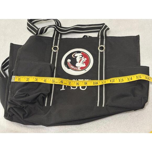 Thirty One FLORIDA STATE Organizing Utility Tote Bag SPIRIT COLLECTION Black - Picture 2 of 7